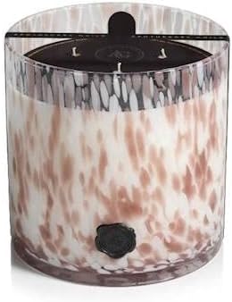 Zodax Apothecary Guild Opal Glass Jar Scented Candle for Home Decor - 3-Wick Large Candle Ideal for The Home - Makes a Great Gift for Women and Men - Rio de Janeiro - 128 Oz.