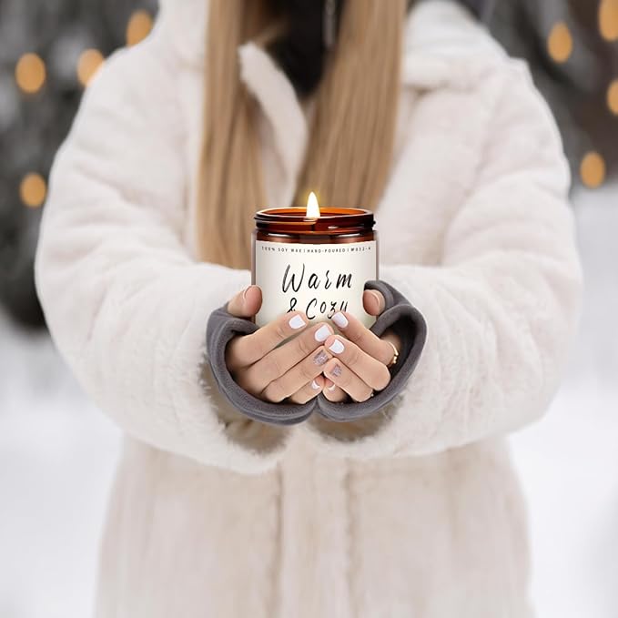 Hello Winter Candle - Soy Scented for Christmas, Home & Gifts