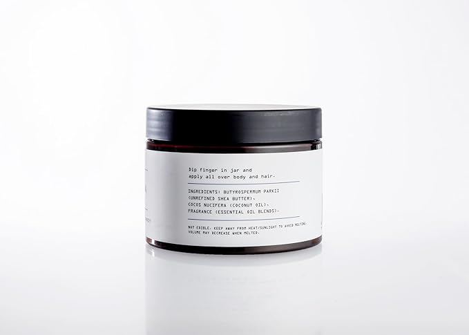 Kaeme Adinkra Pure Whipped Shea Butter made from Raw Organic Unrefined Butter Skin Moisturizer Hair Repair with coconut Oil for women and men (10.5oz/300g jar)