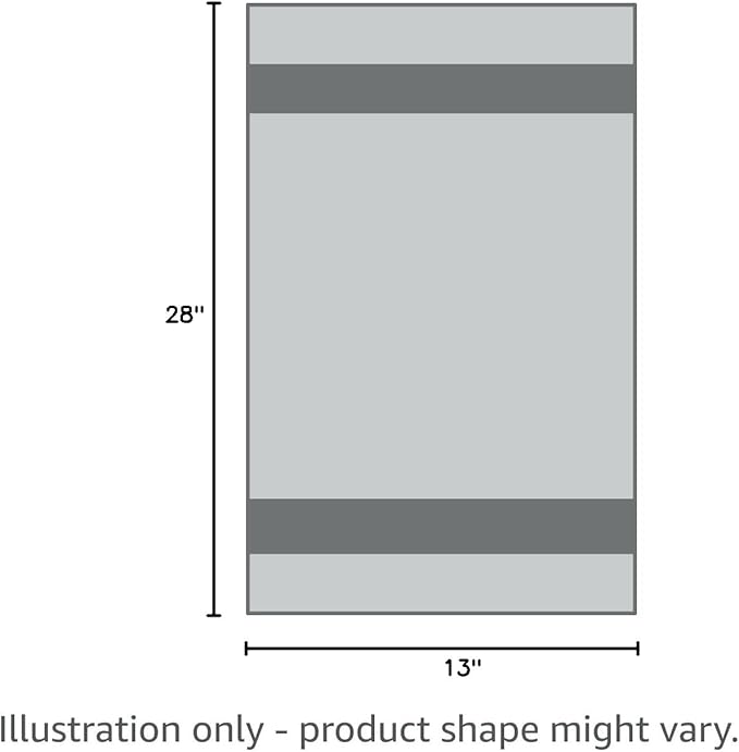 Homaxy 100% Cotton Waffle Weave Kitchen Dish Towels, Ultra Soft Absorbent Quick Drying Cleaning Towel, 13 x 28 Inches, 4-Pack, Orange