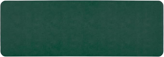 Bathroom Mat Quick Dry, Bathroom Rugs Non Slip Washable Thin Absorbent Bath Mat Fits Under Door Bathroom Floor Mat Perfect for Bath, Shower, or Sink 24"x70" Dark Green