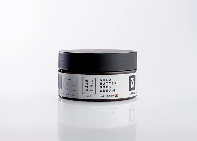Kaeme Urbane African whipped shea butter handmade from raw organic body butter for women and men Deep Hydration for Dry Skin, Hair Repair (3.4oz/100g jar)
