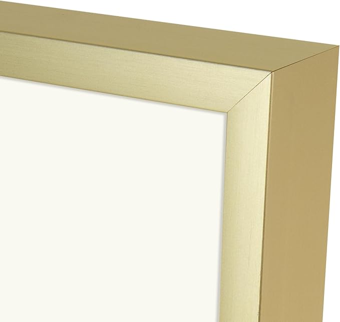 Golden State Art 18x24 Picture Frame 3 Pack - Aluminum Frames with 16x20 Removable Mats & Real Glass, Display 18x24 Posters or 16x20 Photos - Gold Gallery Wall Frames for Home Office Decor