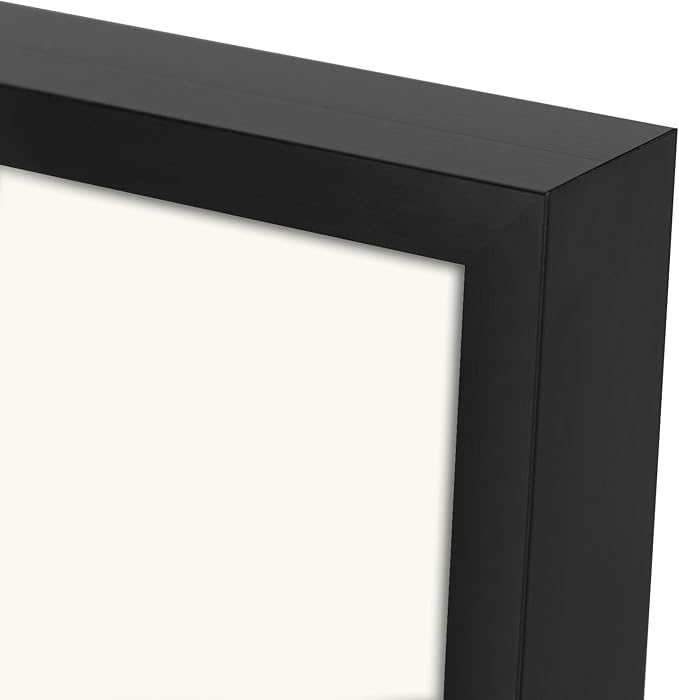 Golden State Art 18x24 Picture Frame 3 Pack - Aluminum Frames with 16x20 Removable Mats & Real Glass, Display 18x24 Posters or 16x20 Photos - Black Gallery Wall Frames for Home Office Decor