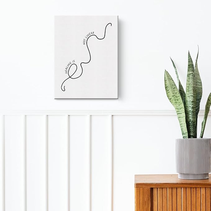 Therapy Office Decor Inspirational Canvas Wall Art Framed Social Worker Gifts Mental Health Decor Paintings Canvas Prints Poster for Home Office Treatment Room Wall Decor Artwork Decorative