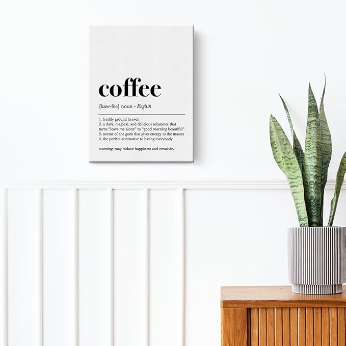 Funny Kitchen Decor Canvas Wall Art Framed Charcuterie Definition Paintings Canvas Prints Poster for Home Kitchen Dining Room Restaurant Shop Bar Pub Club Garage Cafe Wall Decor Artwork Decorative