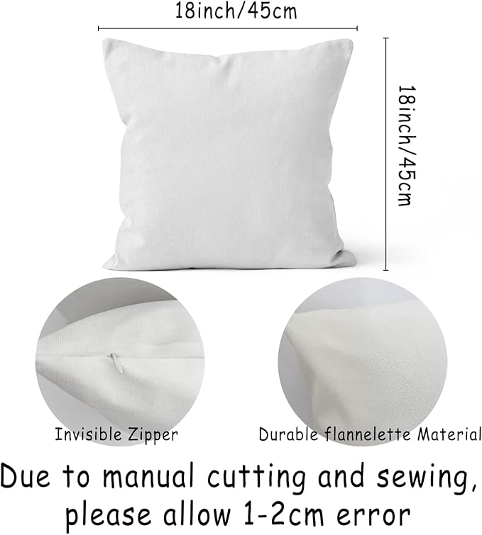 HIWX Boho Pillow Covers, Sun Moon Mountains Decorative Pillowcase Throw Pillows, Set of 2 (Green, 18x18)