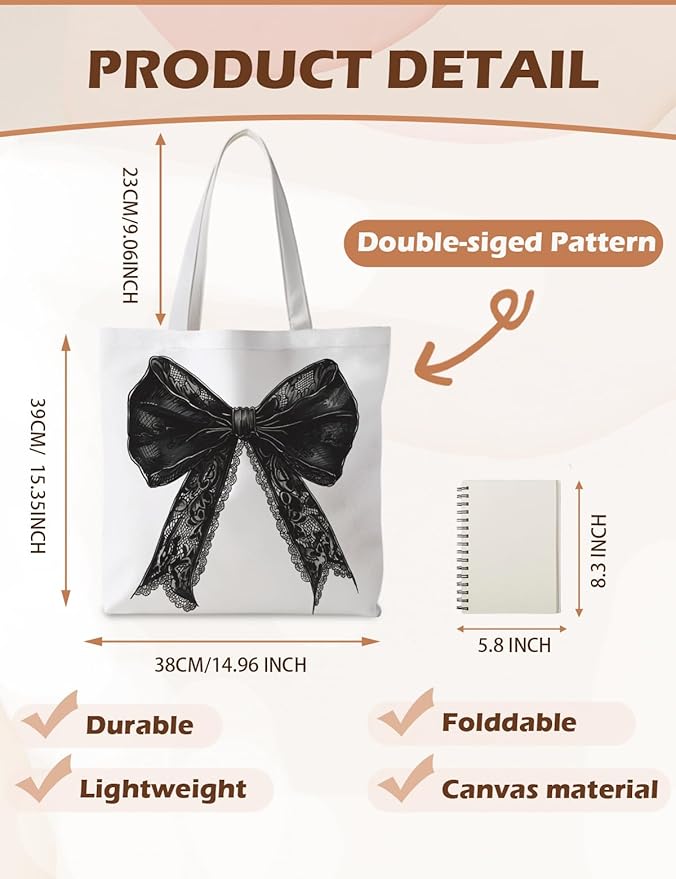 Halloween Tote Bag, Halloween Gifts for Women, Horror Tote Bag, Reusable Grocery Bags Shopping Bags