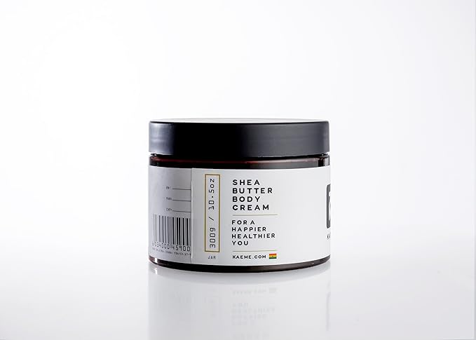 Kaeme Goldflakes Whipped Shea Butter For Men and Women Made with Raw Organic African Shea Body Butter with Natural Coconut Oil Deep Moisturizer for Skin Hair and Scalp and Skincare (10.5oz/300g jar)