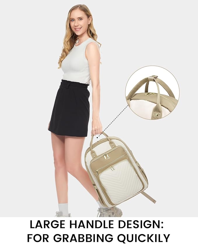 LOVEVOOK 17.3 Inch Laptop Backpack for Women,Fashion Work Travel Backpack,Waterproof Day Pack Purse for Teacher Nurse