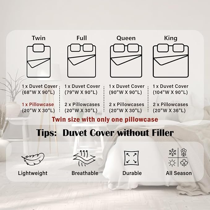 Watercolor Horse Duvet Cover Queen Size 3 Pcs Pink Cherry Blossom Wild Animals Bedding Set for Kids Girls Teens Dreamy Natural Flowers Plabts Decor Comforter Cover with 2 Pillowcases(No Comforter)