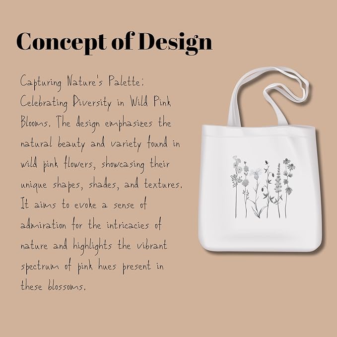 Tote Bag for Women, Canvas Tote Bag with Pockets,Canvas Shopping Bags,Reusable Grocery Bags