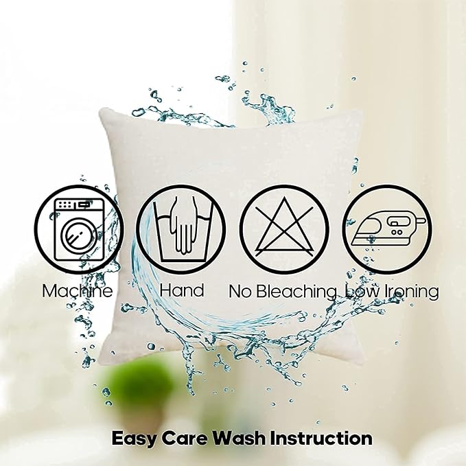 YCOLL Pillow Covers 22x22 Set of 4, Modern Sofa Throw Pillow Cover, Decorative Outdoor Linen Fabric Pillow Case for Couch Bed Car,Gray