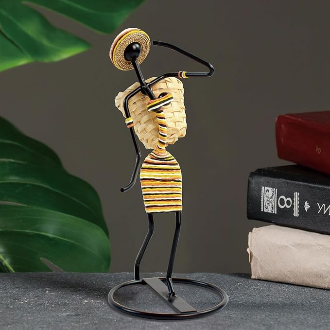 Creative Tea Candle Holder Tealight Holder with Bamboo Baskets and Candle Lights, Great for Decorative Candle Holders Home Decor Centerpiece, Unique Candle Holders