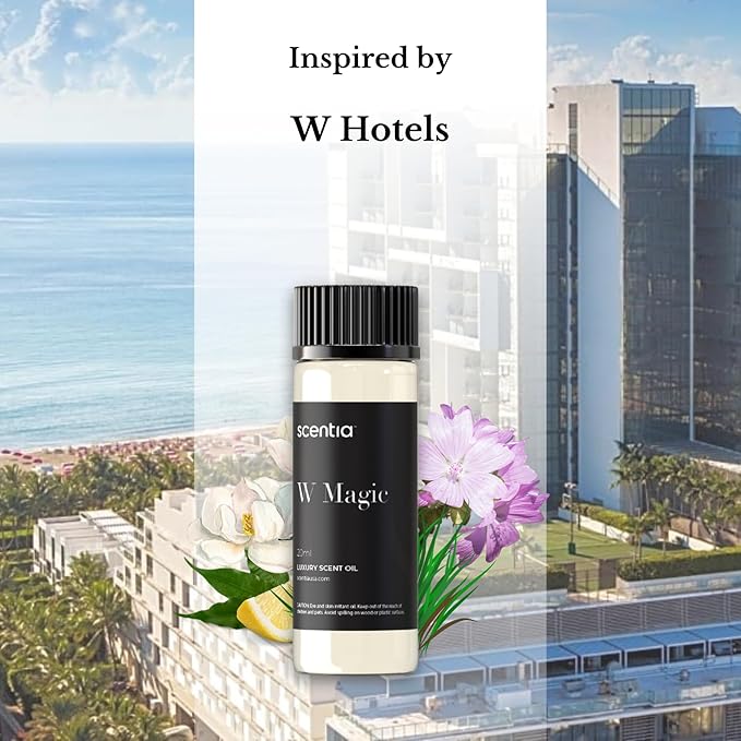 W Magic Hotel Diffuser Oil Inspired by W Signature Hotel - 20 mL 0.67 fl oz - Aromatherapy Oil for Diffusers, Candle Making & DIY Crafts