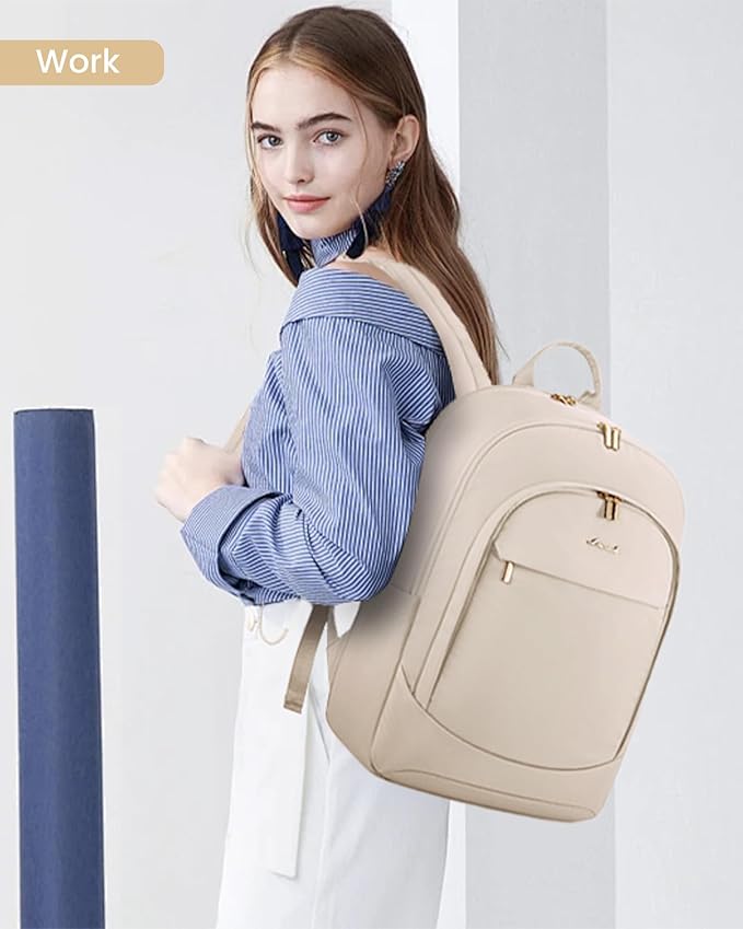 LOVEVOOK Laptop Backpack for Women, 17.3 Inch Business Backpack Purse, Large Capacity Casual Daypack, Work Computer Backpack, Travel Backpack for Teacher, nurse, Gift