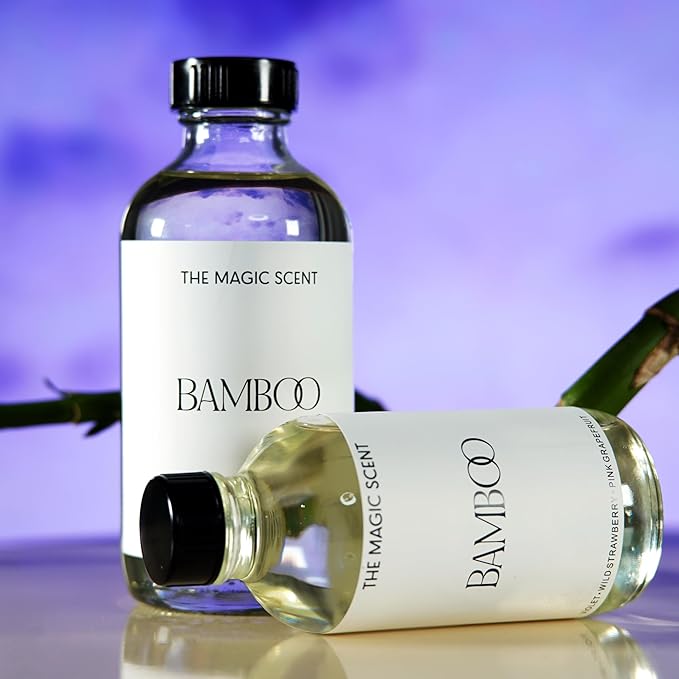 Bamboo Diffuser Oil - Hotel & Home Luxury Scents Inspired by The Four Seasons, Bora Bora - Diffuser Oil Scents for Home Designed for Use in All Diffusers - 8.5 fl oz, 250 mL