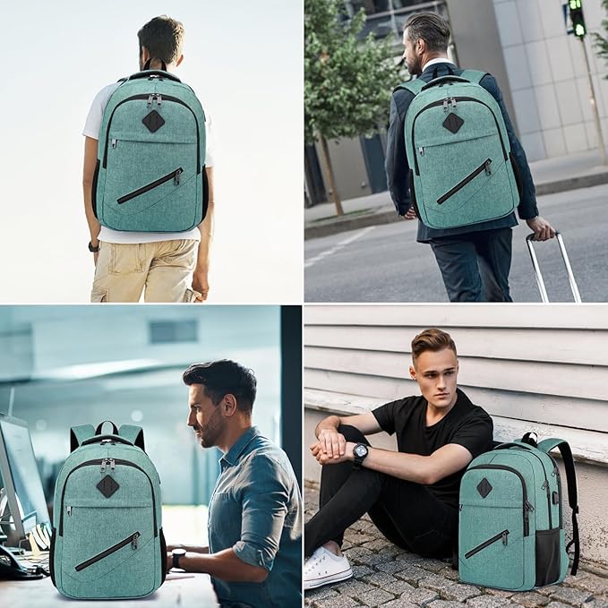 BIKROD Backpack for Girls Women, School Backpack for Teen Boys, Lightweight Casual High School Bookbag, Daily-use Travel Laptop Backpack with USB Charging Port Fits 15.6 Inch Notebook