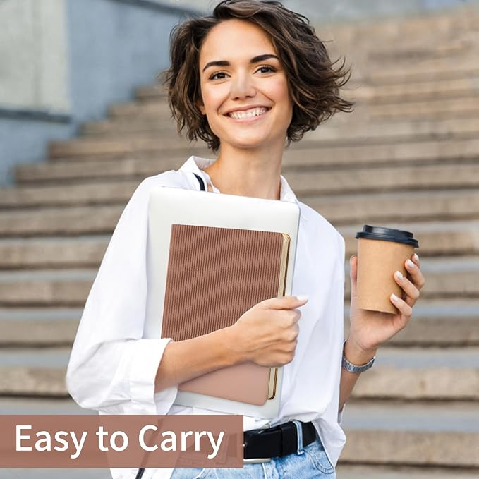 Lined Journal Notebook for Work College Ruled Note Book 5.79"x8.27"A5 Daily Journaling 216 Pages for Women Men Writing Home School Supplies Business