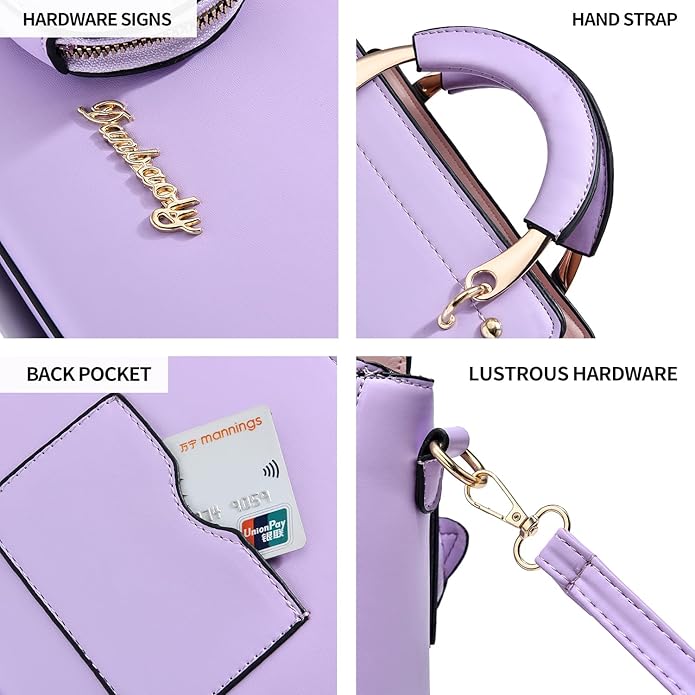 Xiaoyu Fashion Purses and Handbags for Women Ladies Crossbody Bags Top Handle Satchel Shoulder Bags Small Totes