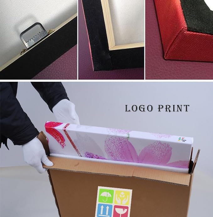 KREATIVE ARTS Vintage Tribal African Canvas Art Authentic Masks, Drums, Zebra & Giraffe Wooden Symbols Painting Giclee Prints Artwork for Home, Living Room & Bedroom Each Panel 12x16 Inches