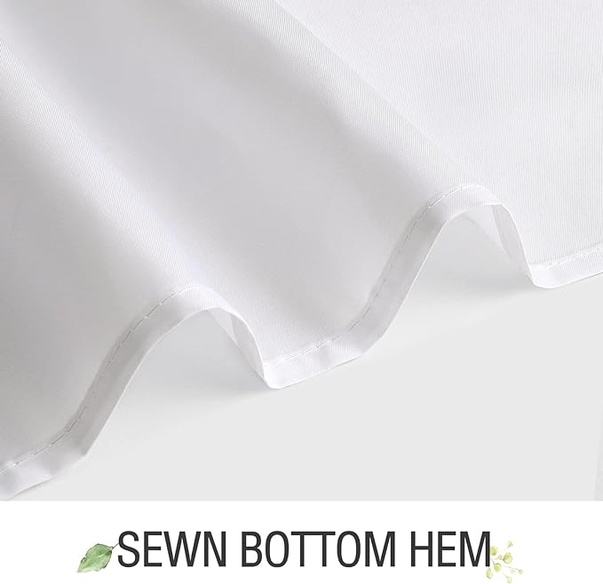 Gibelle Sage Green Eucalyptus Shower Curtain, Watercolor Plant Leaves with Floral Bathroom Decor Waterproof Fabric Shower Curtain Set with Hooks 72x72 Inch White