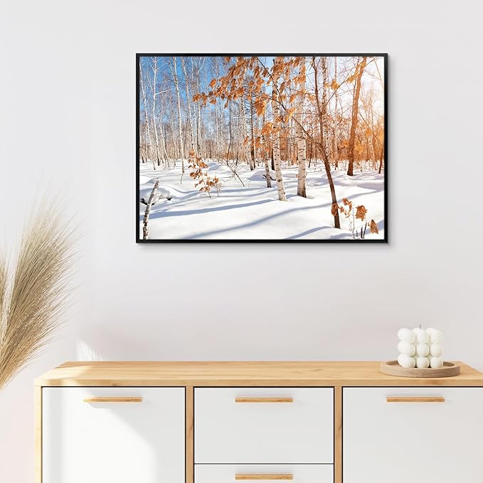 Golden State Art, 18x24 Aluminum Picture Frame, Black Metal Thin Poster Frames for 18 x 24 inch Photo, Acrylic Front, Wall Hook for Horizontal or Vertical Display, 3 Pack