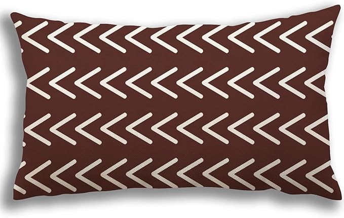 YCOLL Pillow Covers 12x20 Set of 4, Modern Sofa Throw Pillow Cover, Decorative Outdoor Linen Fabric Pillow Case for Couch Bed Car, Coffee