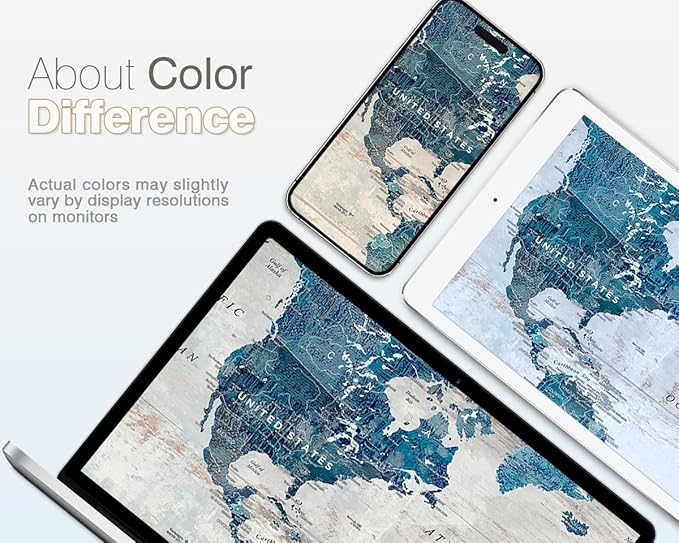 Wall Art for Living Room Bedroom Wall Decor Blue Office Pictures for Wall Decoration Farmhouse Artwork for Walls Boys