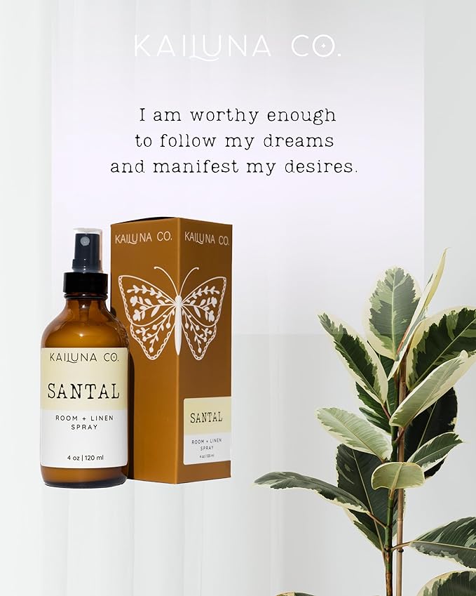 Santal Artisan Natural Room and Linen Spray with Pure Essential and Fragrance Oils, Made in California (4 oz), 33