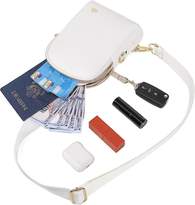 INICAT Travel Small Sling Bag Leather Crossbody Bags for Women Fanny Packs Cross Body Bag for Woman Cross Body Purses