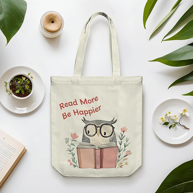 Tote Bag for Women, Reusable Zippered Canvas Bag with Handles Pocket Thick Canvas, for Grocery Shopping Beach Gift