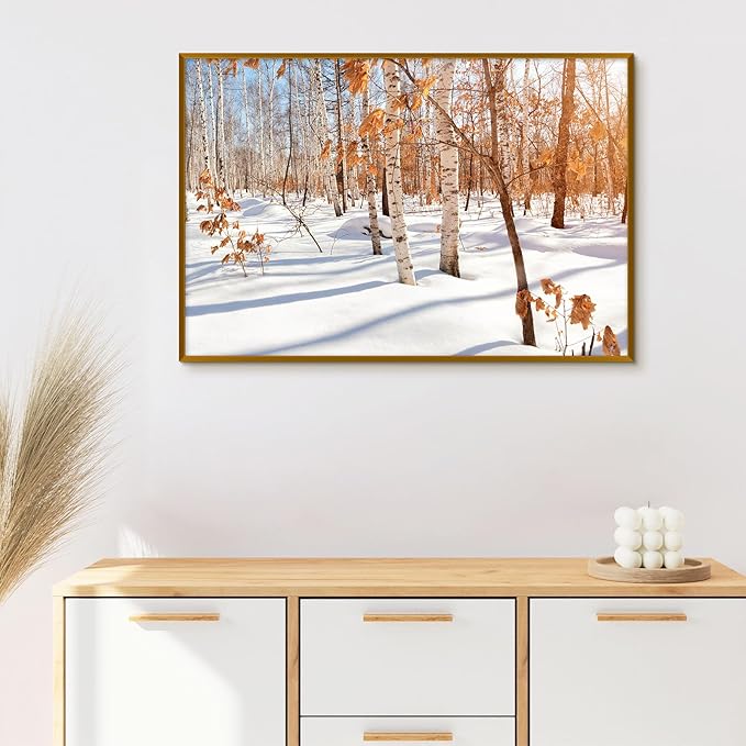 Golden State Art, 20x30 Aluminum Picture Frame, Bronze Metal Thin Poster Frames for 20 x 30 inch Photo, Acrylic Front, Wall Hook for Horizontal or Vertical Display, 3 Pack