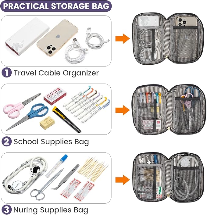 LOVEVOOK Laptop Backpack for Women Work Travel Backpack Commuter Business Computer Bag Teacher Doctor Nurse Bags College Backpack Purse, 17 Inch, Black-Purple-Purple