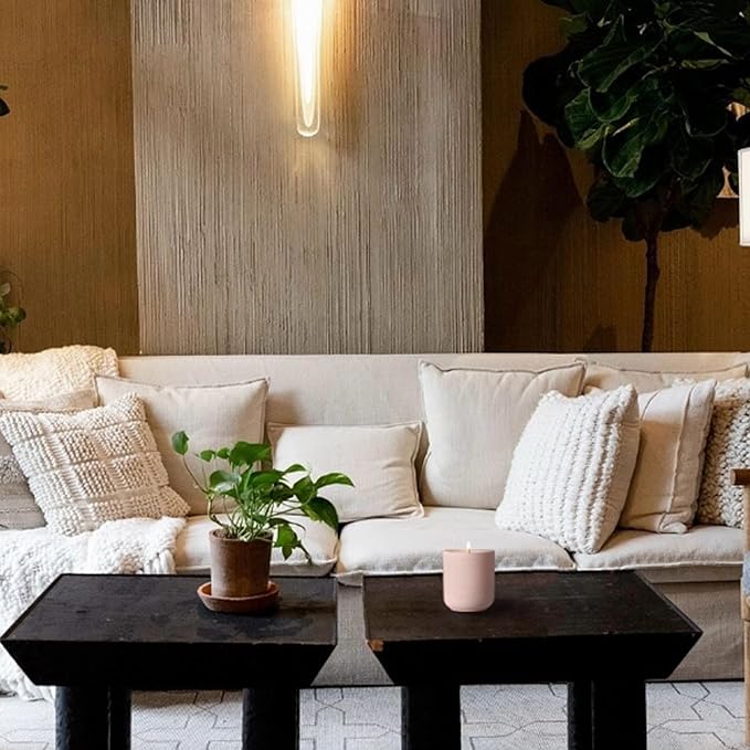 Luxury Aromatherapy Candle | Rose, Sandalwood & Violet Scented | 60 Hour Burn | Clean Coconut Soy Wax | Vegan, Gift-Ready Candle for Upliftment, Presence and Happiness | Dolce Far Niente