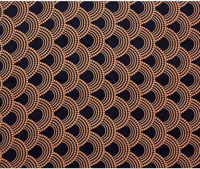 African Fabric 6 Yard Ankara Tribal Print Fabric for Party Dress A30