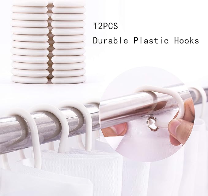 Bohemian Bathroom Curtain Colorful Boho Floral Print Beautiful Bright Polyester Fabric Cloth Shower Curtain for Bathroom Decoration, 72"x72"