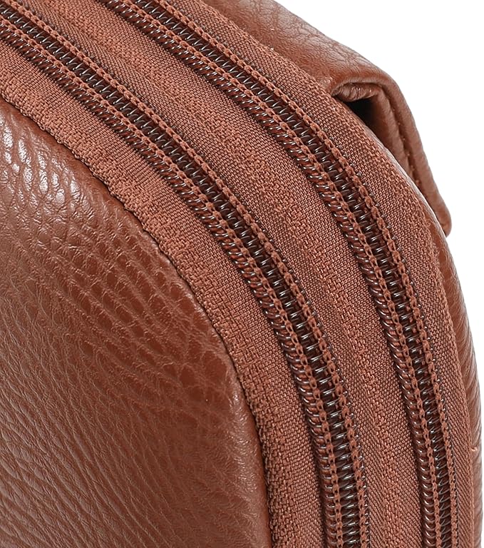 INICAT Travel Small Sling Bag Leather Crossbody Bags for Women Fanny Packs Cross Body Bag for Woman Cross Body Purses