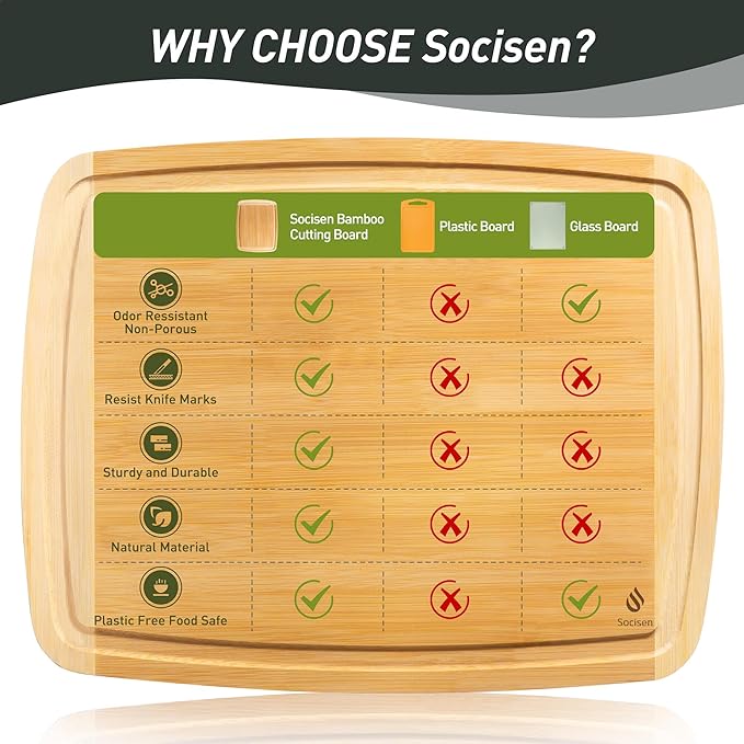 Bamboo Cutting Board Set Non Slip Feet Over Sink Brides Her Wedding Day Bridal Shower Engaged Engagement Hostess Couple Newly Wed House Christmas Married Future Mrs fiancee Unique Cool Gifts