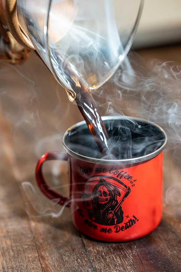 Blackout Coffee Brewtal Awakening Whole Bean Coffee – Dark Roast, High Caffeine, Bold & Strong – Freshly Roasted 12oz Bag, American Made