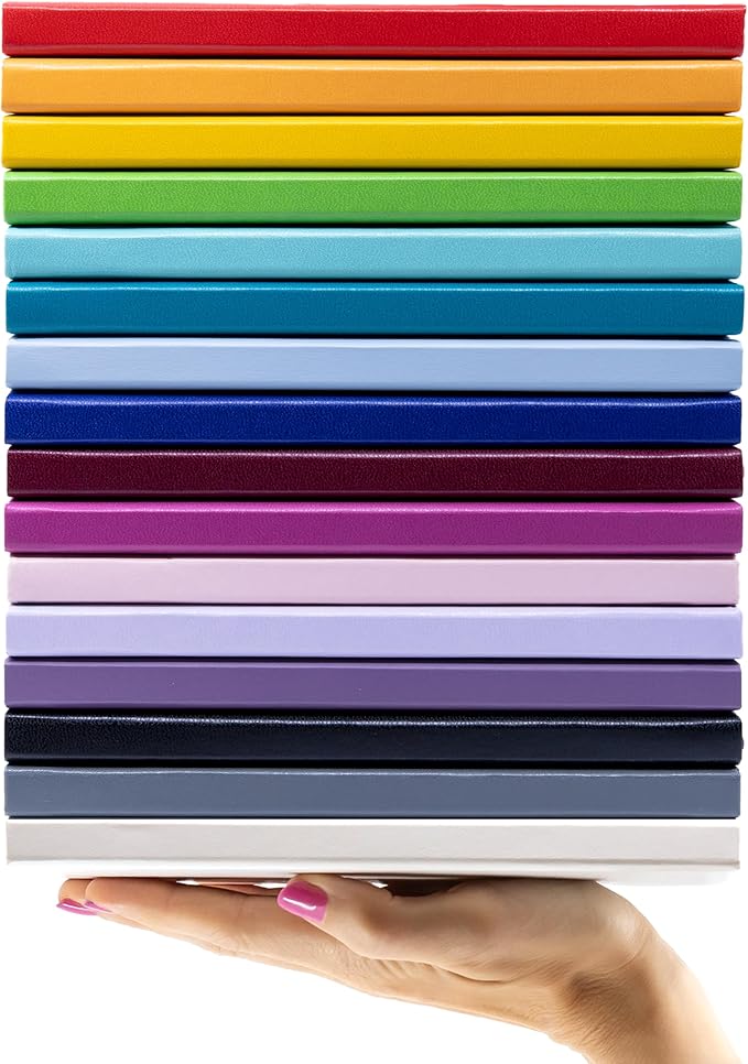 PAPERAGE Blank Journal Notebook, (Lavender), 160 Pages, Medium 5.6 in x 8 in - 100 GSM Thick Paper – Hardcover Journaling Notebook for Work, School, Note Taking or Sketching