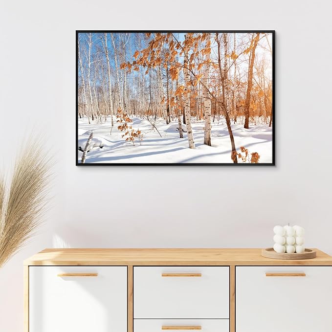 Golden State Art, 20x30 Aluminum Picture Frame, Black Metal Thin Poster Frames for 20 x 30 inch Photo, Acrylic Front, Wall Hook for Horizontal or Vertical Display, 3 Pack