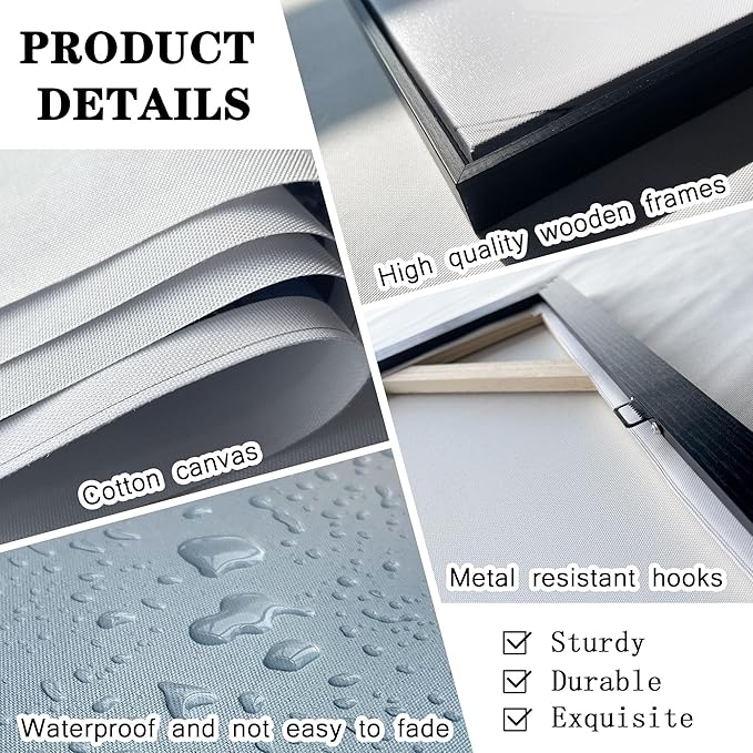 KLAKLA Large Canvas Abstract Wall Art for Living Room Pictures for Living Room Modern Art Wall Decor Office Wall Art Orange Gray Yellow Artwork Bedroom Decor 70x31 Inches