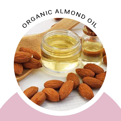 Glimmer Goddess Organic Whipped Body Butter for Women - Moisturizer Cream with Shea & Cocoa Butter, Almonds & Coconut Oil - White Ginger & Amber, 8oz