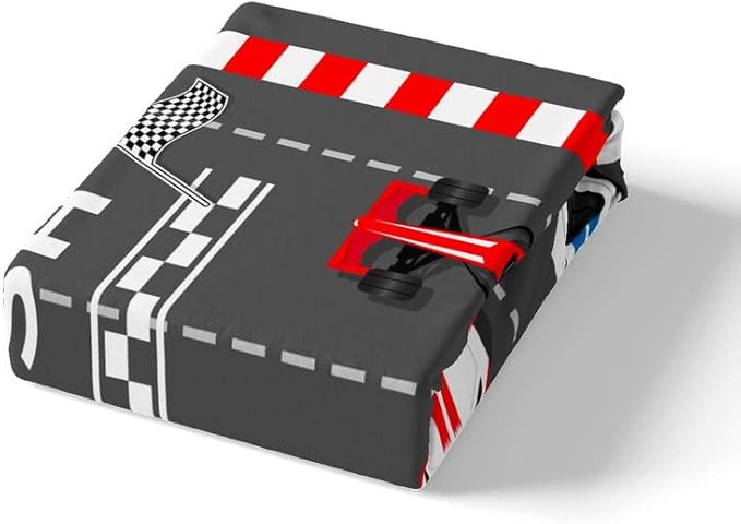 Feelyou Race Car Duvet Cover Set for Kids Boys Teens Extreme Sports Comforter Cover Sports Car Bedding Set 1 Duvet Cover & 1 Pillowcase