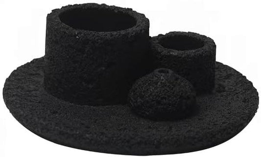 4 in 1 Cement Holder for Incense Sticks/Palo Santo/Sage Sticks/Candle