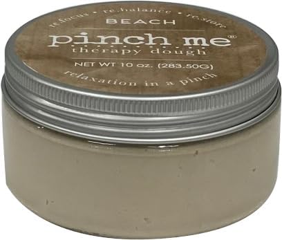 Pinch Me Therapy Dough - Holistic Aromatherapy Stress Relieving Putty - 10 Ounce (Beach)