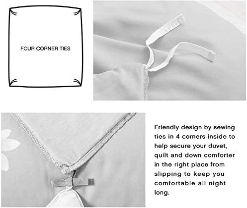 Wild Mushroom Duvet Cover Twin Size,Burgundy Plant Fall Leaves Bedding Set 2pcs for Kids Farmhouse Style Snail Print Comforter Cover Soft Quilt Cover,1 Pillow Case,No Comforter