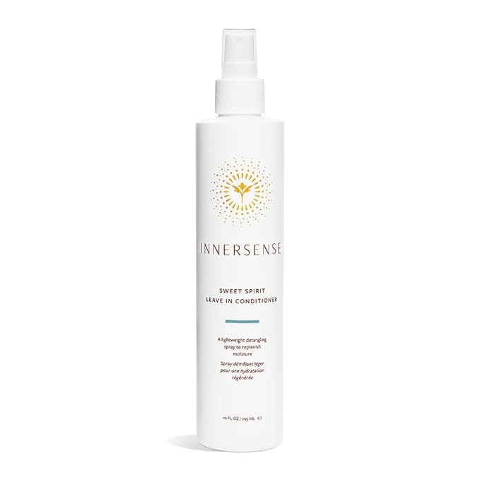 INNERSENSE Organic Beauty - Natural Sweet Spirit Leave-In Conditioner | Non-Toxic, Cruelty-Free, Clean Haircare (Full Size, 10 fl oz | 295 ml)