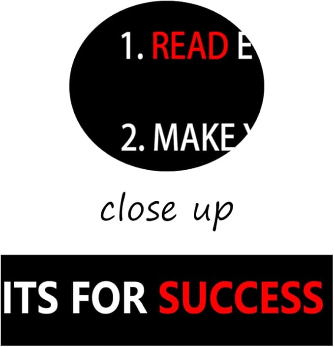 WYJZDZQ8 Motivational Poster 7 Habits For Success Inspirational Canvas Wall Art Painting Prints Artwork Pictures Inspiring Office Decor Living Room Gym Decoration Framed Ready to Hang [18''W X 24''H]